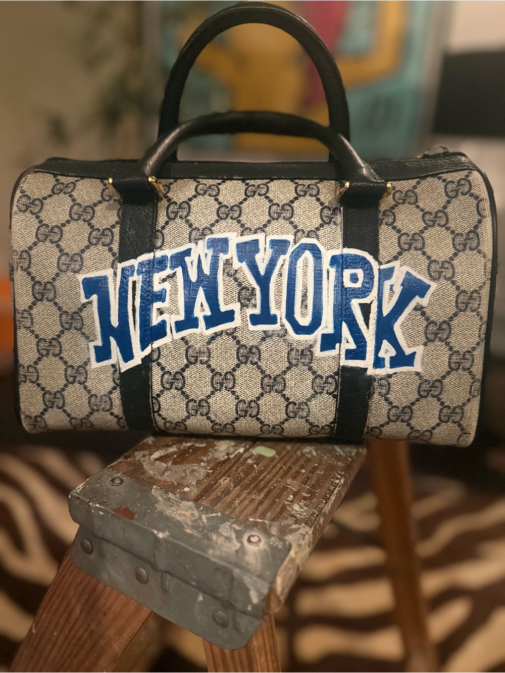 1970’s GUCCI OPHIDIA BOSTON BAG | NEW YORK KNICKS